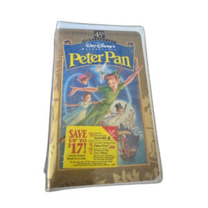 Walt Disney Home Video "Peter Pan - 45th Anniversary" Sealed VHS Tape Clamshell